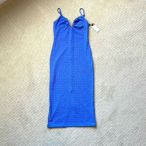 Gorgeous Astr blue/purple midi dress!